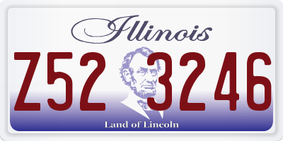 IL license plate Z523246