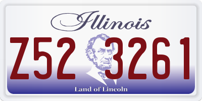 IL license plate Z523261