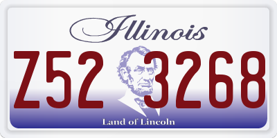 IL license plate Z523268