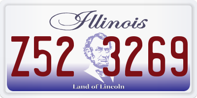 IL license plate Z523269