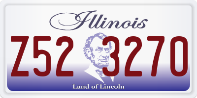IL license plate Z523270