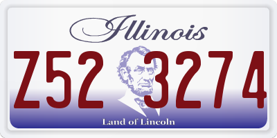 IL license plate Z523274