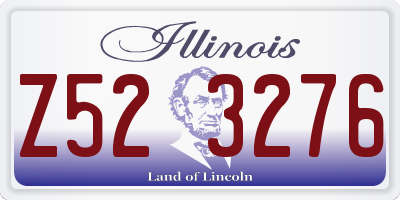 IL license plate Z523276