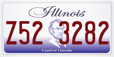 IL license plate Z523282