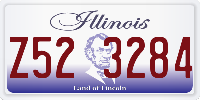IL license plate Z523284