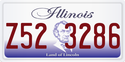IL license plate Z523286
