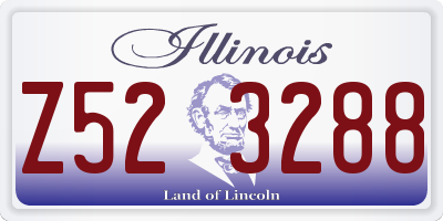 IL license plate Z523288