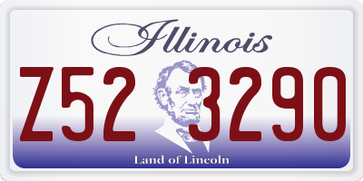 IL license plate Z523290