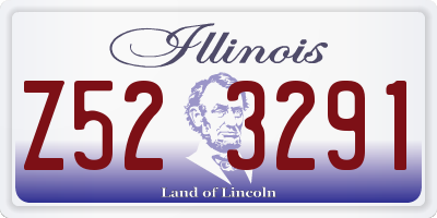 IL license plate Z523291