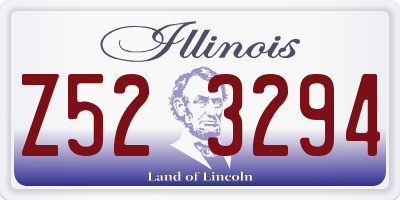 IL license plate Z523294