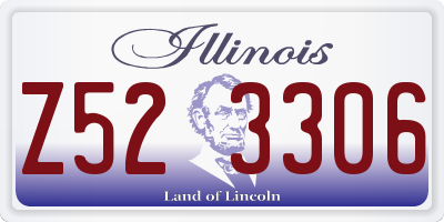 IL license plate Z523306