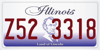 IL license plate Z523318