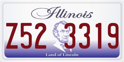IL license plate Z523319