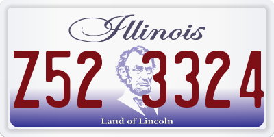 IL license plate Z523324