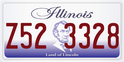 IL license plate Z523328