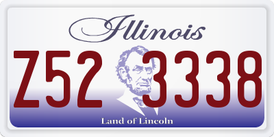IL license plate Z523338