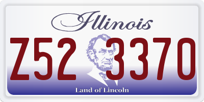 IL license plate Z523370