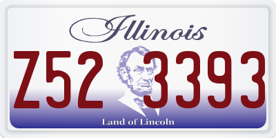 IL license plate Z523393