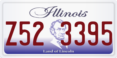 IL license plate Z523395