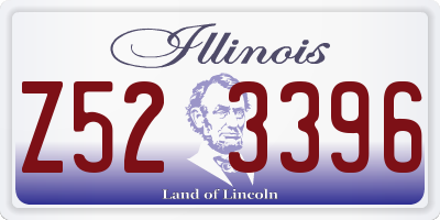 IL license plate Z523396