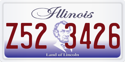 IL license plate Z523426
