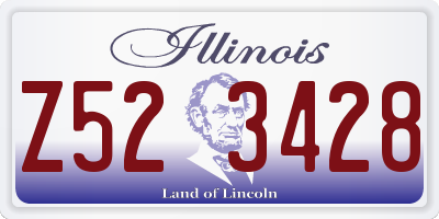 IL license plate Z523428