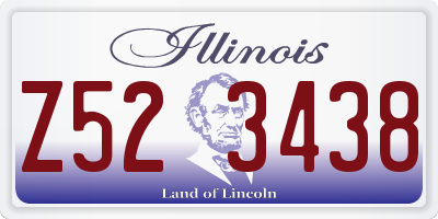 IL license plate Z523438
