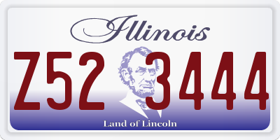 IL license plate Z523444