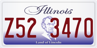 IL license plate Z523470