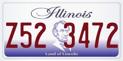 IL license plate Z523472