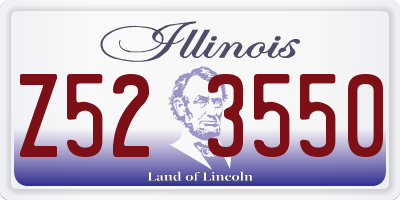 IL license plate Z523550