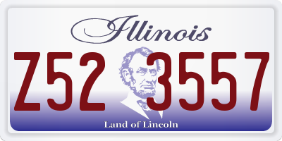 IL license plate Z523557