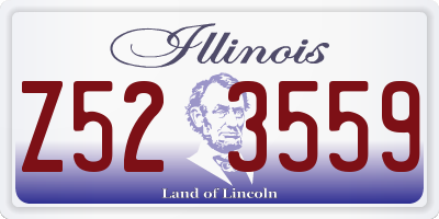 IL license plate Z523559