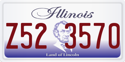 IL license plate Z523570