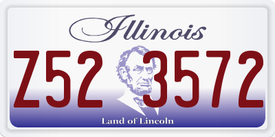 IL license plate Z523572