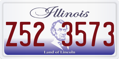 IL license plate Z523573