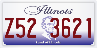 IL license plate Z523621