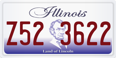 IL license plate Z523622