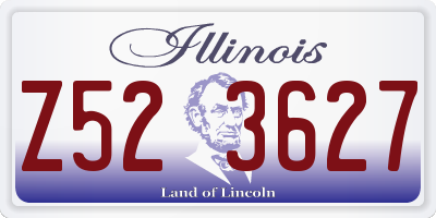 IL license plate Z523627