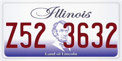 IL license plate Z523632