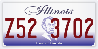 IL license plate Z523702