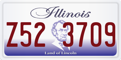 IL license plate Z523709
