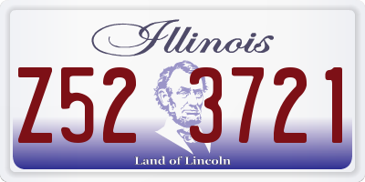 IL license plate Z523721
