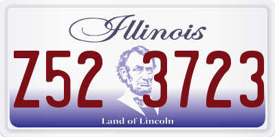 IL license plate Z523723