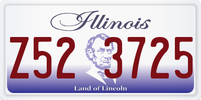 IL license plate Z523725