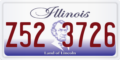 IL license plate Z523726