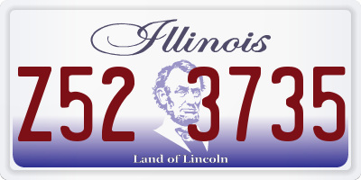 IL license plate Z523735