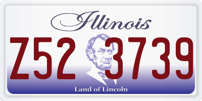 IL license plate Z523739