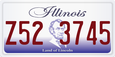 IL license plate Z523745