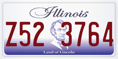 IL license plate Z523764